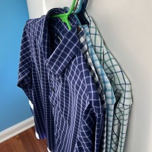 Four (4) Mizzen+Main Leeward Dress Shirts